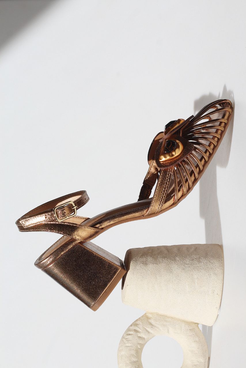 Seleny Glam Bronze Sandal