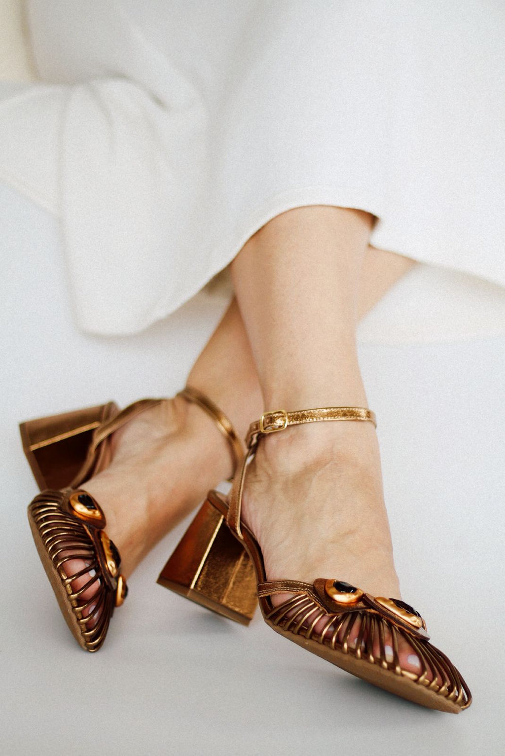 Seleny Glam Bronze Sandal