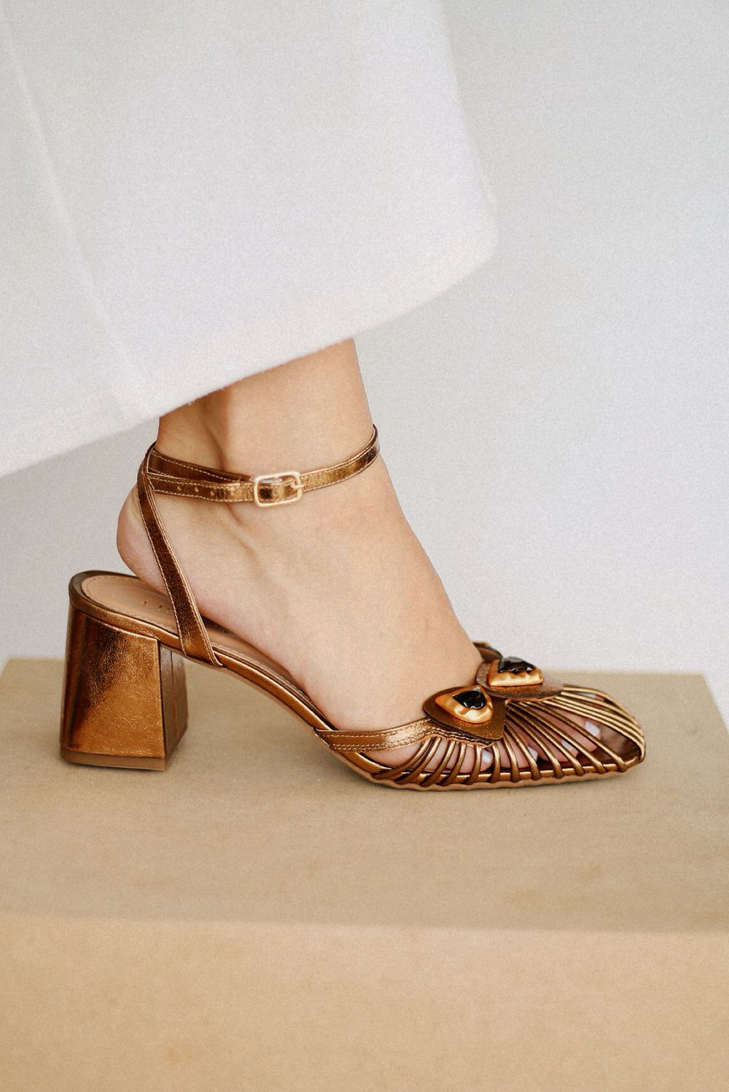 Seleny Glam Bronze Sandal