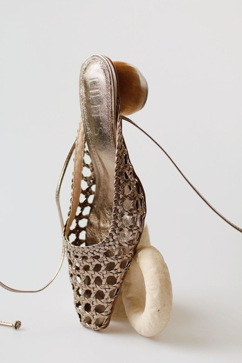 Zariah carbon sandal with chestnut geo heel (2 ways to wear)