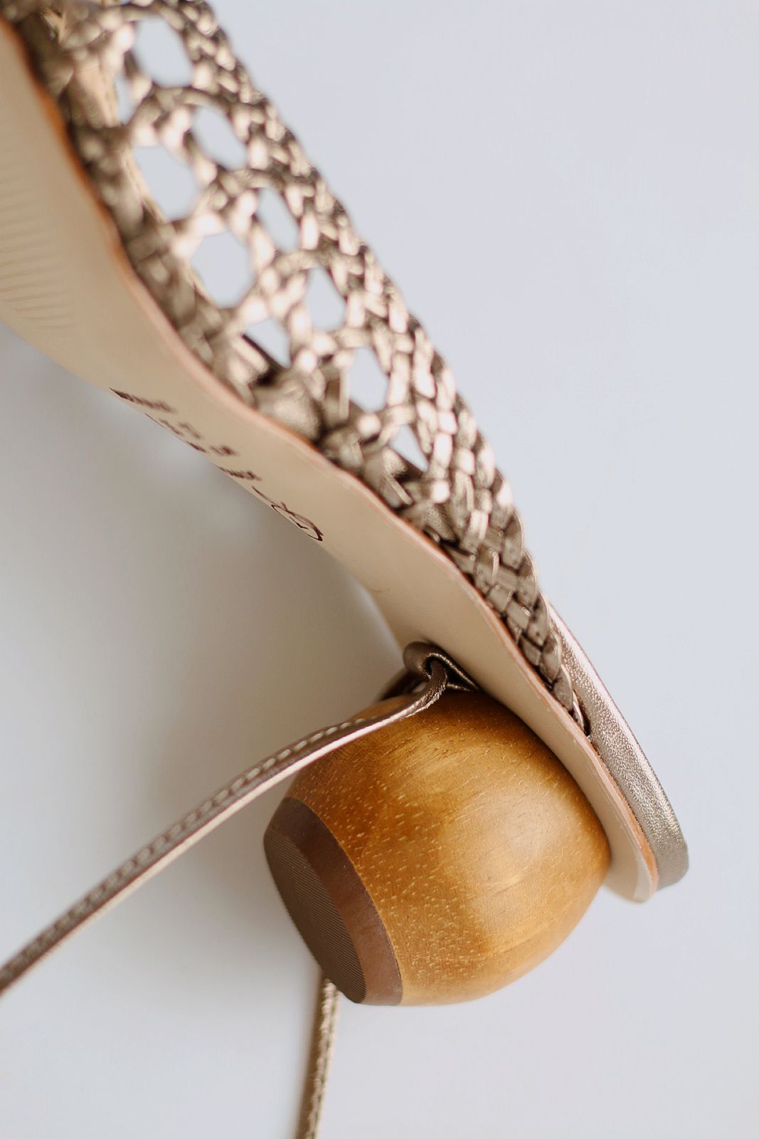 Zariah carbon sandal with chestnut geo heel (2 ways to wear)