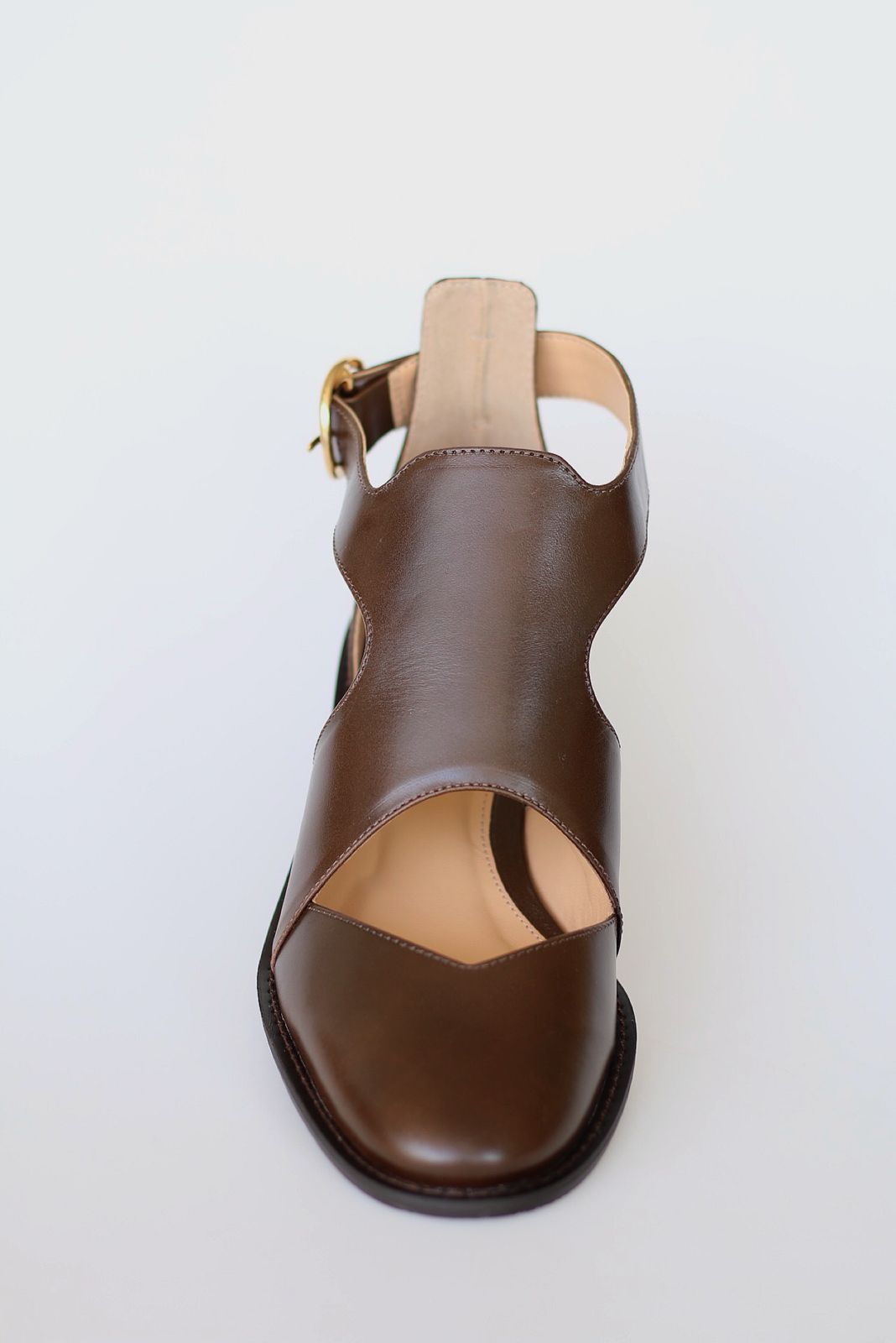 Vittorio brown leather shoe - LARGE FIT