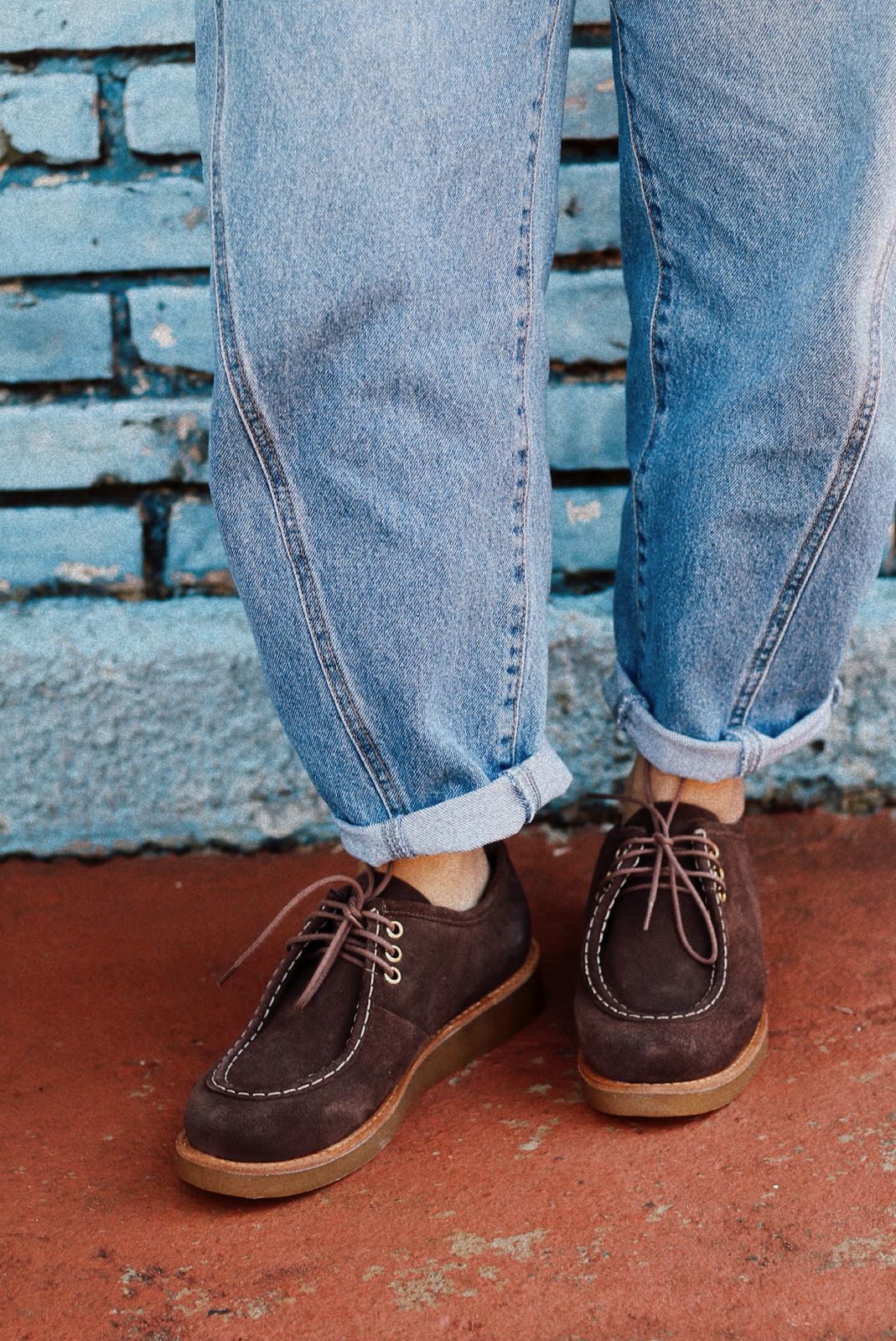 Apolo suede Derby shoe